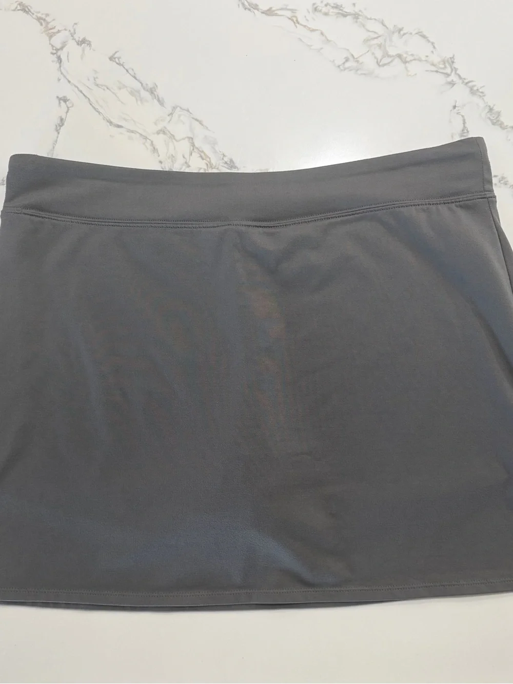 Rare Tranquility Clothing Company Grey Solid Athletic Skort Pickle Ball Gray - Picture 4 of 8
